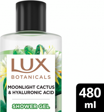 Гель для душу Lux Botanicals Кактус та гіалуронова кислота 480мл (8720181499845) | Фото 3