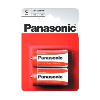 PANASONIC RED ZINK R14 BLI 2 ZINK-CARBON (R14REL/2BPR) | Фото 1