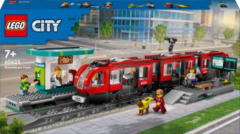 Конструктор LEGO City Трамвай і вокзал у центрі міста (60423) | Фото 1