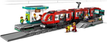 Купить конструктор Конструктор LEGO City Трамвай і вокзал у центрі міста (60423) | Фото 7