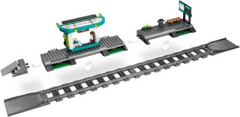 Купить конструктор Конструктор LEGO City Трамвай і вокзал у центрі міста (60423) | Фото 10