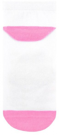 Шкарпетки дитячі Duna 38-40 1 пара біло-рожеві з принтом (4823094648790) | Фото 5