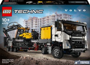 Конструктор LEGO Technic Вантажівка Volvo FMX і Електричний екскаватор EC230 (42175) Купить конструктор Конструктор LEGO Technic Вантажівка Volvo FMX і Електричний екскаватор EC230 (42175) | Фото 5