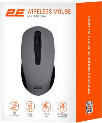 Купить мышь Миша 2E MF211 WL Gray (2E-MF211WC) | Фото 5