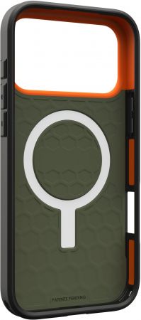 Чохол UAG для iPhone 17 Pro Max Civilian MagSafe Olive/Orange (114546117297) | Фото 6