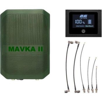 Купить аксессуар для квадрокоптеров Антена активна 2E MAVKA II GREEN, 2.4/5.2/5.8GHz, 20Вт, N-Type, для DJI/Autel(V2)/FPV цифра | Фото 1