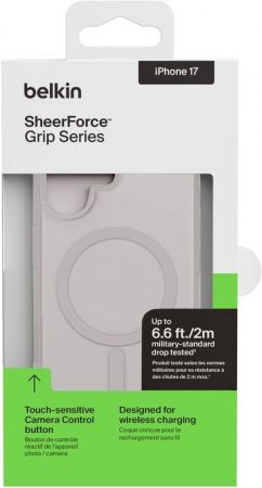 Чохол BELKIN для APPLE iPhone 17 Magnetic Protective Grip Sand (MSA034HQSA) | Фото 2