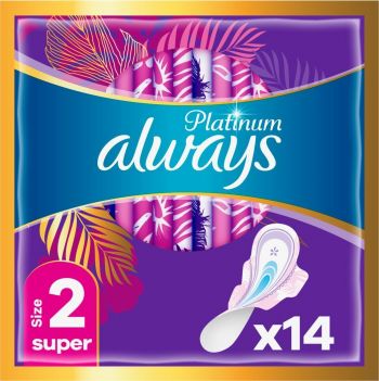 ALWAYS Platinum Super 14 шт. (8001090444998) | Фото 1