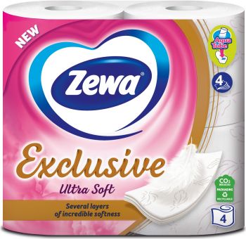 Папір туалетний ZEWA Exclusive ultra soft 4 шт (7322541188546) | Фото 2