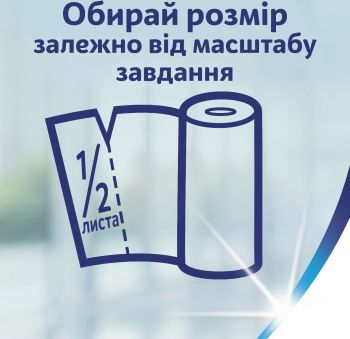 Купить бумажное полотенце Паперові рушники ZEWA Wisch&Weg 2 шари 4 шт (7322541210841) | Фото 4