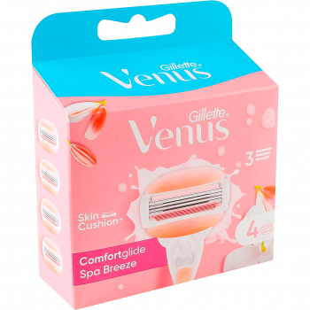 Змінні картриджі GILLETTE Venus Comfortglide Spa Breeze 4 шт (7702018966783) | Фото 1