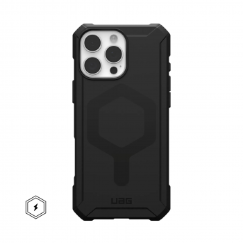 Чохол UAG для APPLE iPhone 16 Pro Max Essential Armor Magsafe, Black (114449114040) | Фото 1