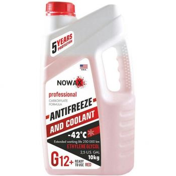 Антифриз Nowax G12+ Червоний 10кг (NX10001) | Фото 1