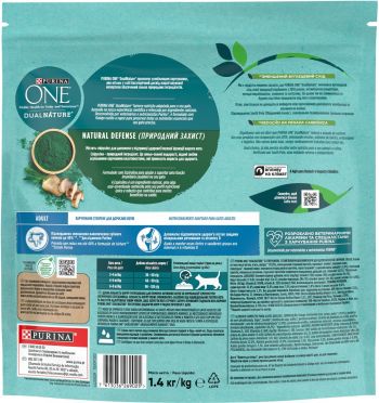 Сухий повнораціонний корм для дорослих кішок Purina One DualNature з куркою 1.4 кг(7613036269025) | Фото 2