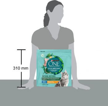 Сухий повнораціонний корм для дорослих кішок Purina One DualNature з куркою 1.4 кг(7613036269025) | Фото 5