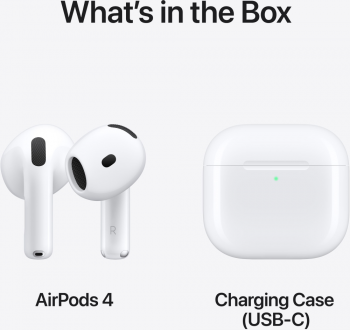 Навушники APPLE AirPods 4 (MXP63ZE/A) | Фото 2