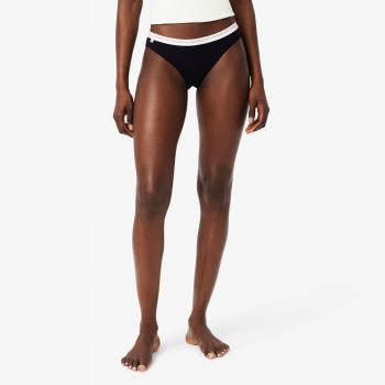 Жіночі труси-сліпи Lacoste 8F1338031 S 3 шт. чорний-антрацит (8F1338031TS) | Фото 5