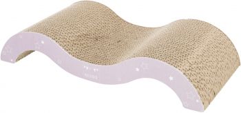 Дряпка для кошенят Trixie Junior картон, світло-бузкова/м'ята, 38х7х18 см (4011905480121) | Фото 2