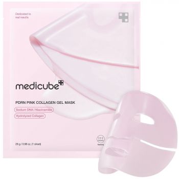 Маска гідрогелева Medicube Pdrn Pink Collagen 28 г (8800256108046) | Фото 4