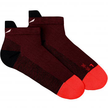 Шкарпетки жіночі SALEWA MTN TRN AM W Low Sock 69030 1570 42-44 бордовий (013.012.1057	) | Фото 1