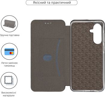 Чохол-книжка ArmorStandart G-Case для SAMSUNG A36 5G Black (ARM82175) | Фото 3