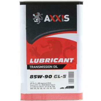 Олива трансмісійна Axxis 85W-90 18л (AX-2073) (48021043919) Олива трансмісійна Axxis 85W-90 18л (AX-2073) (48021043919) | Фото 1