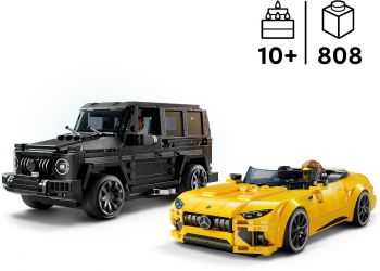 Купить конструктор Конструктор LEGO Speed Champions Mercedes-AMG G 63 і Mercedes-AMG SL 63 (76924) | Фото 12