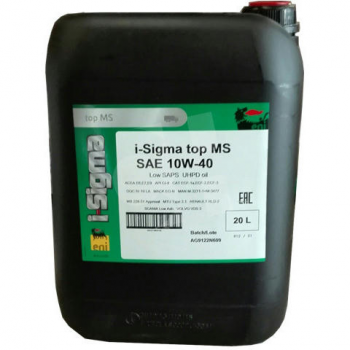 Олива моторна Eni i-Sigma top MS 10W-40 (Каністра 20л) (41071009005) | Фото 1