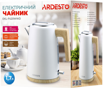 Електрочайник ARDESTO EKL-F420WWD | Фото 5