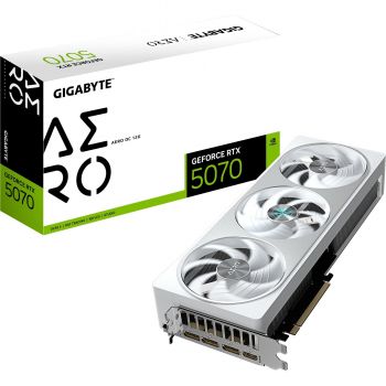 Відеокарта GIGABYTE GeForce RTX 5070 12GB GDDR7 AERO OC (GV-N5070AERO_OC-12GD) | Фото 1