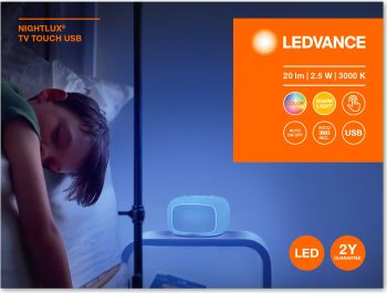 Купить декоративный светильник Нічний світильник з акумулятором OSRAM LEDVANCE NIGHTLUX TOUCH LED 2,5W Retro TV, micro-USB, RGBW (4058075602137) | Фото 3