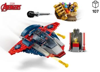 Конструктор LEGO Super Heroes Капітан Америка проти Таноса (76319) | Фото 4