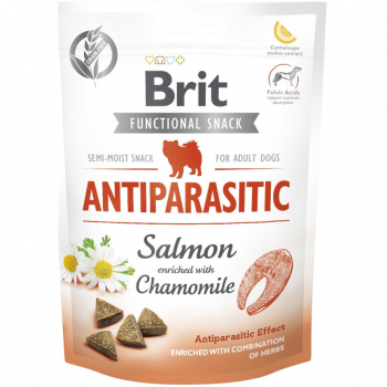 Ласощі для собак Brit Care Functional Snack Antiparasitic з лососем 150г | Фото 1