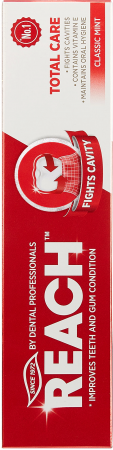 Зубна паста Reach Total Care Classic Mint Класична м'ята 150г Зубна паста Reach Total Care Classic Mint Класична м'ята 150г | Фото 3