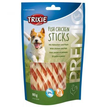 Ласощі для собак Trixie PREMIO Fish Chicken Sticks курка/риба 80 г (4011905317472) | Фото 1