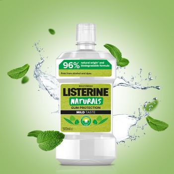 Ополіскувач для ротової порожнини LISTERINE Naturals 500 мл (3574661657462) | Фото 8