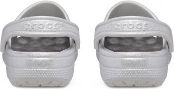 Крокси Crocs Classic Glitter Clog 205942-0IC 36-37 (M4/W6) сірі (196265542406) Крокси Crocs Classic Glitter Clog 205942-0IC 36-37 (M4/W6) сірі (196265542406) | Фото 5