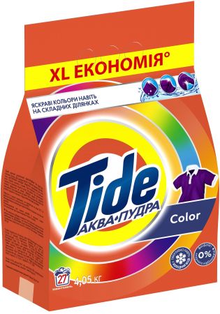 Пральний порошок TIDE Автомат, Аква-Пудра Колор 4.05 кг (8006540535301) Пральний порошок TIDE Автомат, Аква-Пудра Колор 4.05 кг (8006540535301) | Фото 2