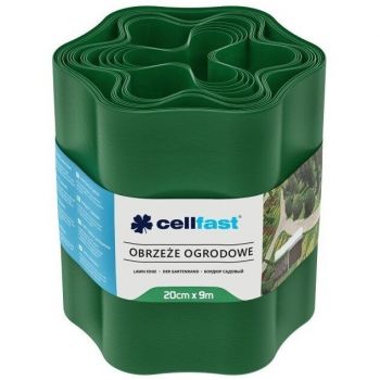 CELLFAST бордюрна, хвиляста, 20см x 9м, зелена (30-003H) | Фото 1