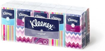 Хусточки носові KLEENEX Original білі 10*10 шт (5901478905192) | Фото 2