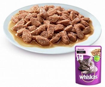 WHISKAS лосось в соусі 85г (5900951302053) | Фото 4