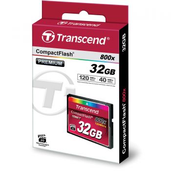 Карта пам`яті TRANSCEND CF 32GB 800X R120/W60 MB/s (TS32GCF800) | Фото 2