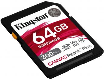 Карта пам`яті KINGSTON 64GB SDXC C10 UHS-II U3 R300/W260MB/s (SDR2/64GB) | Фото 2