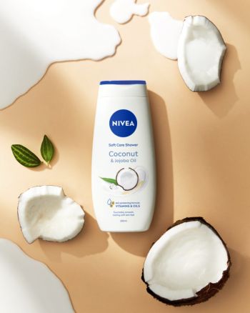 Крем-гель для душу Nivea Кокос з екстрактом кокосу та олією жожоба 250 мл (9005800223018) Крем-гель для душу Nivea Кокос з екстрактом кокосу та олією жожоба 250 мл (9005800223018) | Фото 6