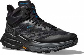 Черевики чоловічі для туризму Hoka Speedgoat 5 Mid GTX 1127918-BBLC 42 2/3 (9 US) чорні | Фото 3