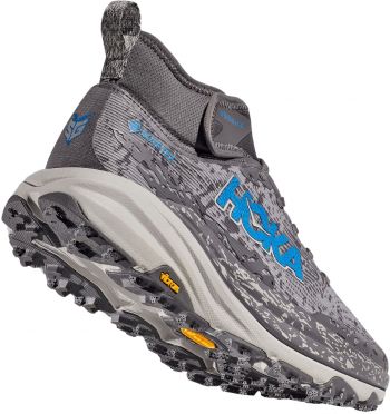 Кросівки чоловічі для бігу Hoka 1155152-SLTG M SPEEDGOAT 6 MID GTX 46,5 (12 US) сірі (197634478791) | Фото 7