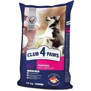 Сухий корм для щенят Club 4 Paws Premium з куркою 14кг (B4530101) | Фото 1