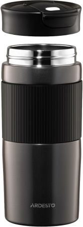 Термочашка ARDESTO Comfort 450мл, нержавіюча сталь, чорний (AR2645CMB) Термочашка ARDESTO Comfort 450мл, нержавіюча сталь, чорний (AR2645CMB) | Фото 4