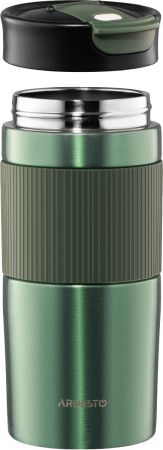 Термочашка ARDESTO Comfort 450мл, нержавіюча сталь, зелений (AR2645CMG) | Фото 4