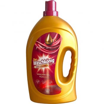 Гель для прання Waschkonig Mix Color рідкий 3 л (4260418935585) Гель для прання Waschkonig Mix Color рідкий 3 л (4260418935585) | Фото 1
